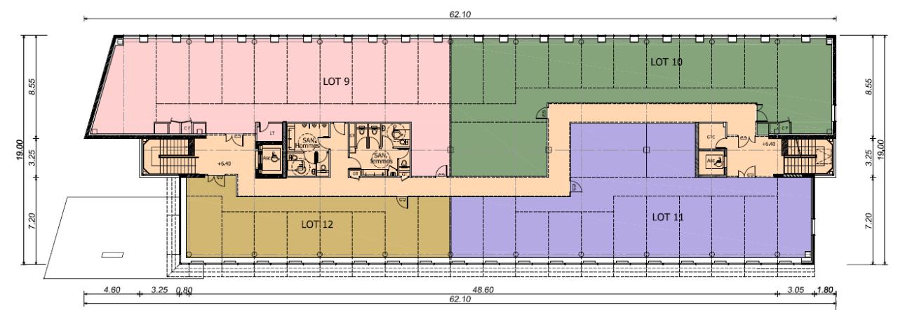 Bureau Toulouse 1222m² Location bureau Toulouse Haute-Garonne OLBUR2418769 29